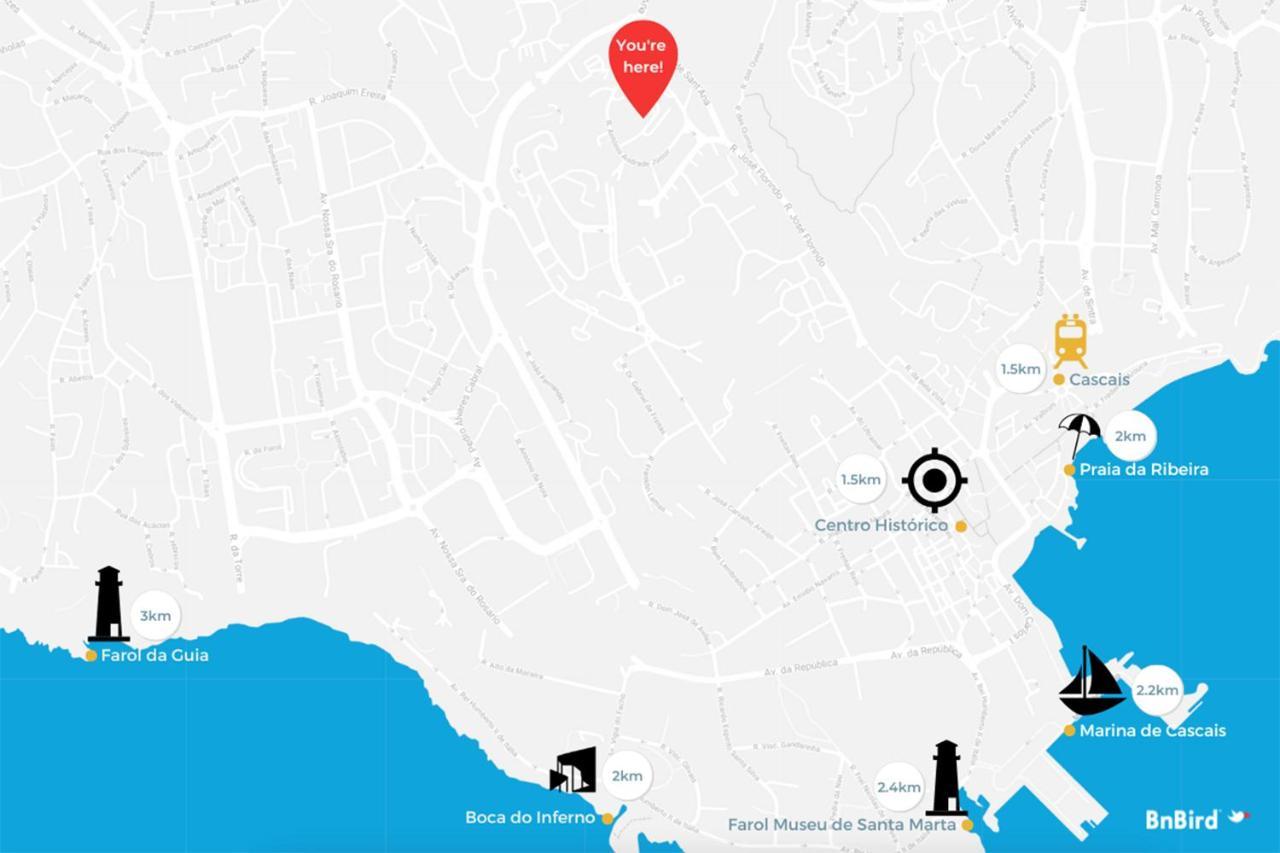 Cascais Sunny With Ocean Viewsアパートメント エクステリア 写真