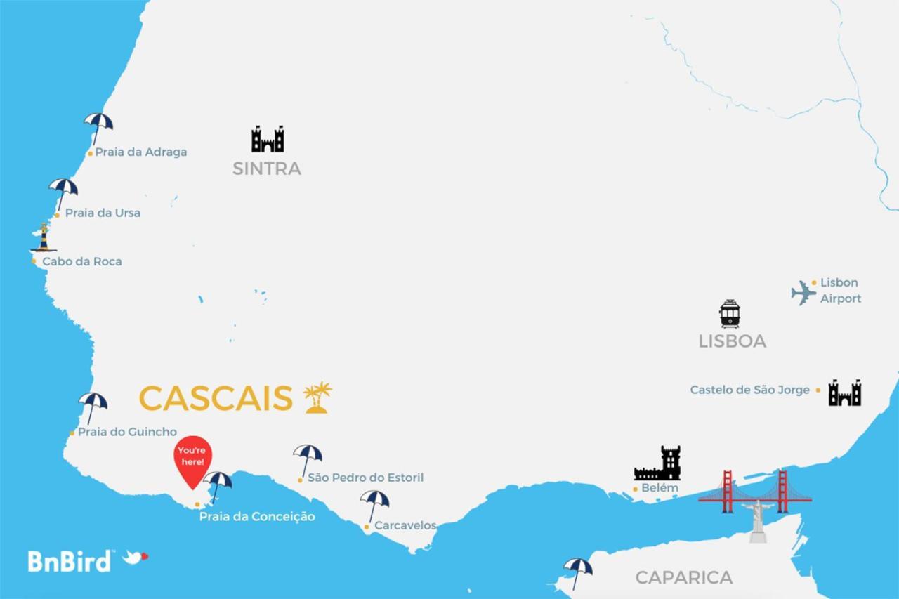 Cascais Sunny With Ocean Viewsアパートメント エクステリア 写真
